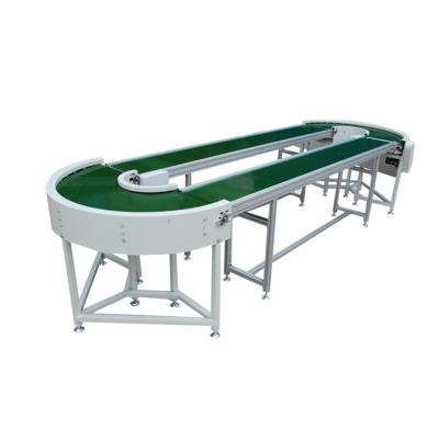 中国 Widely Use PVC Belt Conveyor For Factory PVC Belt 90 Degree 180 Degree Rotation Conveyor 販売のため