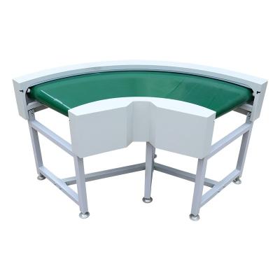 中国 Conveying 90 Degree 180 Degree Rotating Conveyor PVC Belt Conveyor For Factory PVC Belt 販売のため