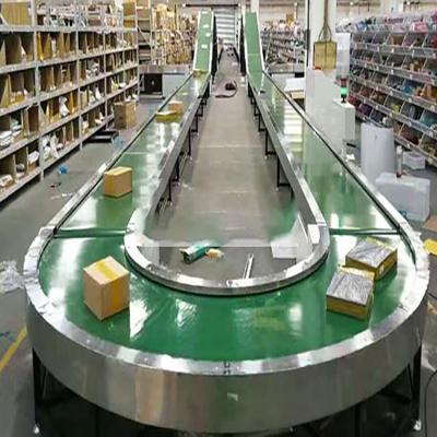 China Transport Widely Use PVC Belt Conveyor For Express Logistics Matching PU Belt Conveyors System for sale