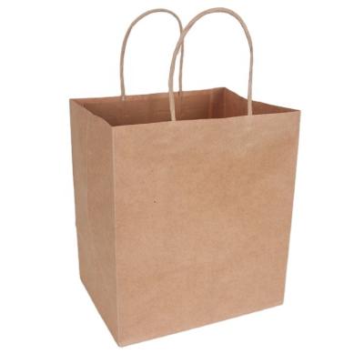 China Durable Using Kraft Paper Bag Recyclable Unbleached Surface Handling for sale