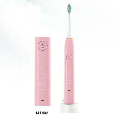 China Dupont Special Price 5 Mode Electric Toothbrush Soft Nylon Waterproof Rechargeable Cleaning Rotary Electric Toothbrush for sale