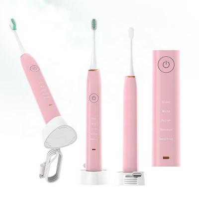 China Dupont Soft Nylon High Quality Customizable Rechargeable Private Label Sonic Electric Toothbrush for sale