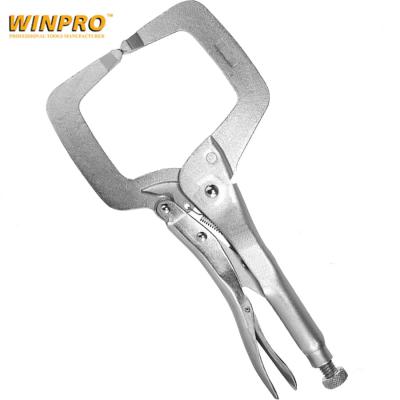 China MULTI FUNCTIONAL locking c clamps hand grippers with regular tips for sale