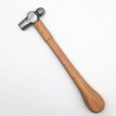 China Jewekry Using High Quality Carbon Steel/Iron Handle Wooden Hammer For Jewelry Usiing for sale