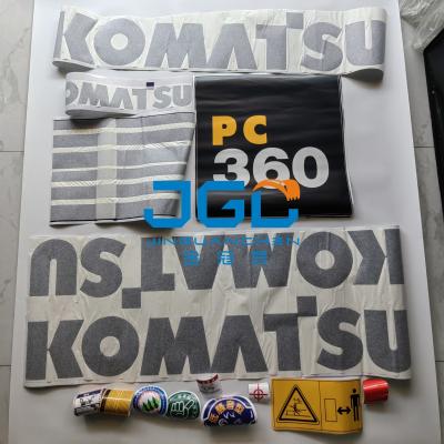 China Het buiten van het Graafwerktuigspare parts PC360 van de Lichaamssticker Graafwerktuig Sticker Te koop