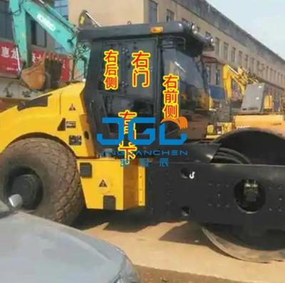 China Road Roller LT620B LT626SD Window Sliding Door Rear Side Front Windshield Tempered Glass for sale