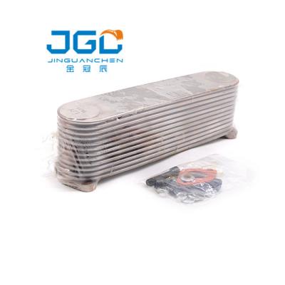 China Refrigerador intermedio de las piezas del motor diesel de Oil Cooler Core del excavador de H06C en venta