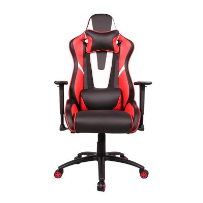 China Rotation Customize Ergonomic PU Leather Racing Style Gaming Chair Racing Office Chair With Lumber Support for sale