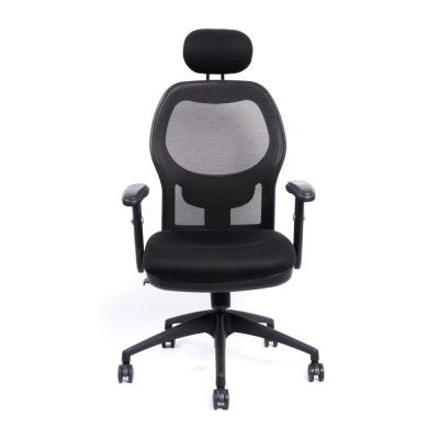 China Office Adjustable Black Executive Chair Mesh High Back Silla de oficina (Height) Chair for sale