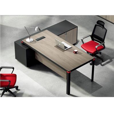 China Strong Wearability Presidential Desk Furniture Office Executive Table Pictures L Shaped Desk for sale