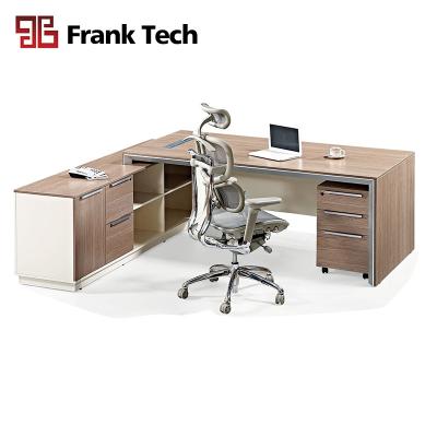 China Strong Wearability Frank Tech 2.1 Meter Melamine Melamine Executive Office Table Features for sale