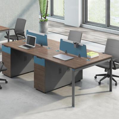 China Wearability Wholesale Price Office Furniture Workstation System Strong Modular Furniture 4 Person Workstation Desk for sale