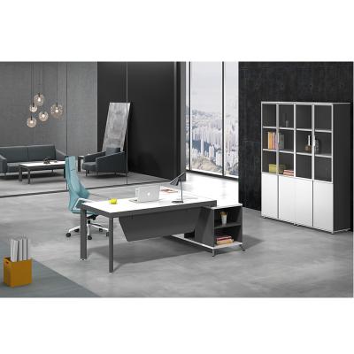 China Modern European Style Melamine Panel Office Furniture Frank-Strong Wearability Technology Desk for sale