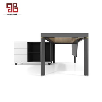 China Furniture Expandable Classic L Shape Wooden Director Office Executive Desks for sale