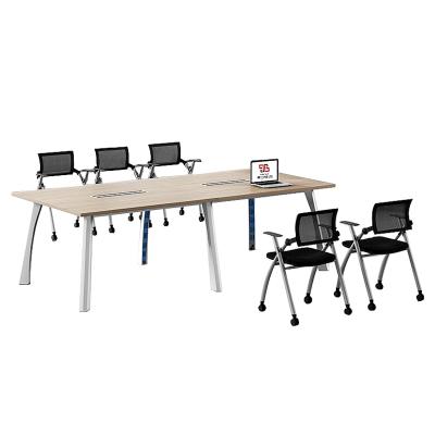 China Venue 8 Person Strong Meeting Office Wearability Modern Conference Table for sale