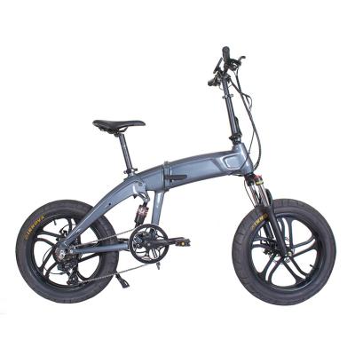 China 20 Inch 48V 500W Snow Bike Electric Beach Bike Folding Full Suspension Aluminum Alloy ebike Fat Tire Electric Bike for sale