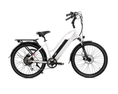 China Cheap Adult City Bike Lady Aluminum Alloy Factory Electric Battery Special Design Bicycle On Sale for sale