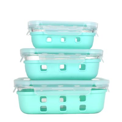 China Multifunctional High Temperature Resistant Microwavable/Heatable/High Borosilicate Glass Freshness Preservation Bowl for sale