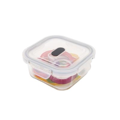 China Wholesale JASPER Microwavable Storage Container Glass-Glass/Freezer Storage/Glass Food Containers Food With Lid for sale