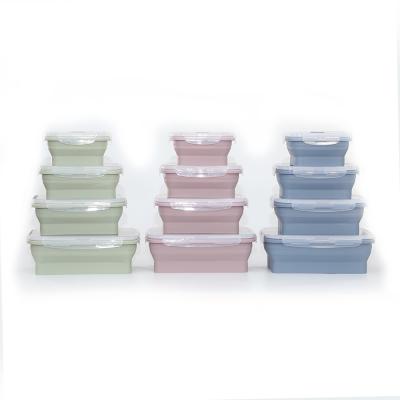 China Metal Glass Microwavable Transparent Leakproof Eco-Friendly Lunch Box Storage Container Glass Food Bowl for sale