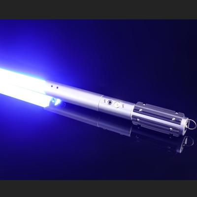 China Aluminum alloy& Professional Polycarbonate FOCSABER Metal Lightsaber RGB Full Color Oscillation Swing Lock Heavy Smooth Infinite Free Blaster Multiple Duel Sounds for sale