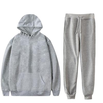 China Custom Crewneck Pullover Anti-pilling Hoodie & Jogger Set Sweatshirts For Women Men for sale