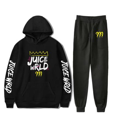 China Anti-pilling hoodie set juice wrld hoodie suit quality sweatpants and sweatpants for women men for sale