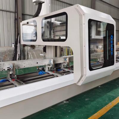 China Aluminum CNC work center with 4 controlled axes for window door machinery for sale