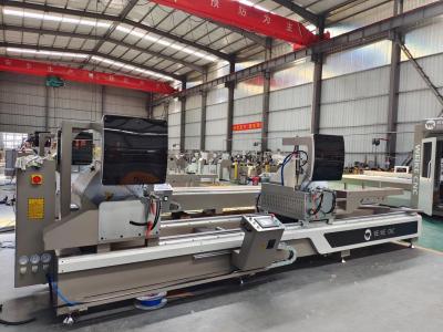 China CNC UPVC Aluminum Cutting Saw Window Door Making Machinery Double Head for sale