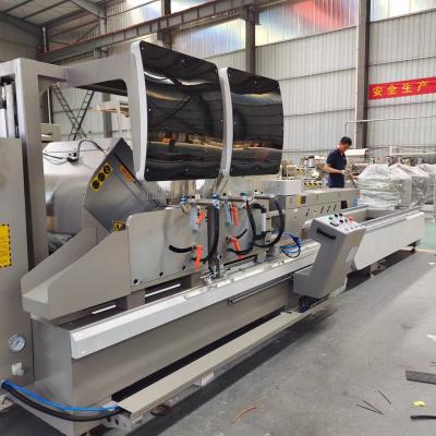 China 550 Saw Blade Aluminium UPVC window door  Cutting Machine  CNC Double Head Cutting Off Saw for sale