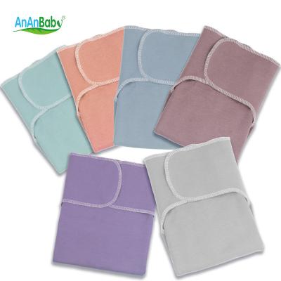 China Plain Woven Customization Eco-friendly Organic Cloth Diapers Custom Wholesale Preflat Cloth Diaper For Babies All In One for sale