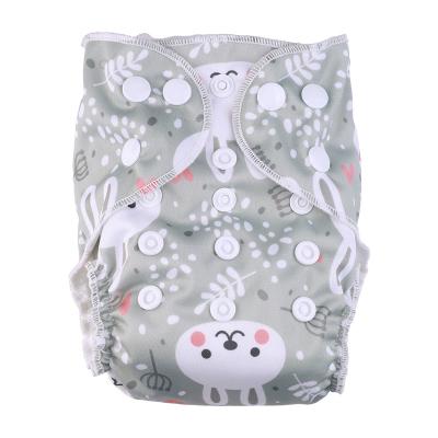 China Printed Custom Good Price Baby Diaper Cloth Washable Ecological Cloth Diapers For Baby Reusable Cloth Diaper for sale