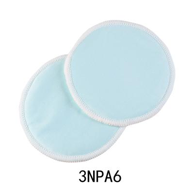 China ABSORBENT Free Sample Custom Logo Washable Pads Reusable Organic Bamboo Reusable Flat Nursing Breast Pads for sale