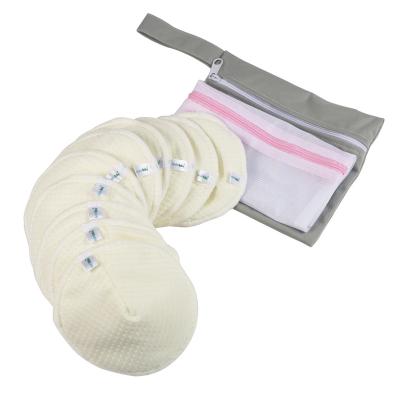 China ABSORBENT Manufacturers Wholesale Nursing Bra Pads Non-slip Bamboo Leakproof Reusable Nursing Pads Washable for sale