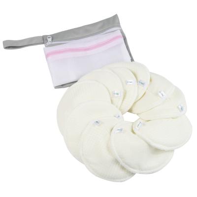 China ABSORBENT Free Sample Organic Bamboo Breast Pads Wholesale Leakproof Bamboo Reusable Nursing Pads Washable for sale