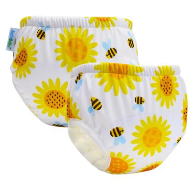 China Printed Cloth Diaper Leak Proof Waterproof Toddler Washable Bamboo Potty Training Pants Eco PUL Ananbaby for sale