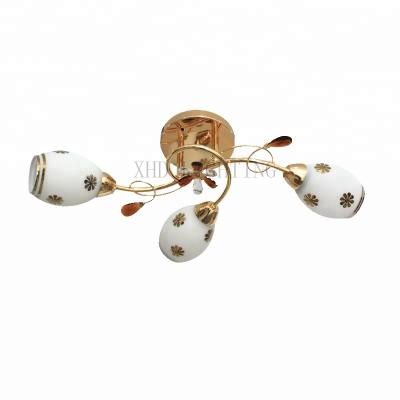 China India Vintage Outdoor Mounted Modern Turkish Surface Mounted Metal Glass Decor Kids Bedroom Living Room Lights Led Ceiling Lamps for sale