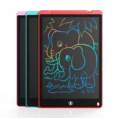 China Erasable Drop Shipping 10 Colored 12 Inch LCD Writing Tablet Drawing Protection Educational Toys For Children for sale