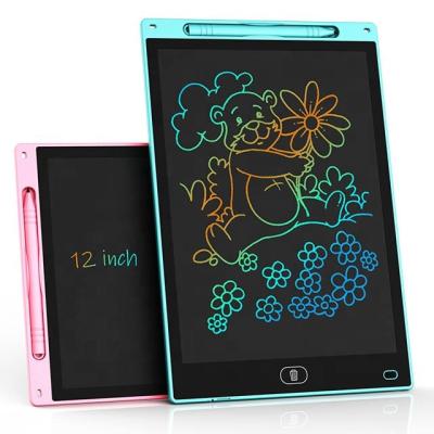 China Reusable Interactive Infographics Tablet 12 Inch LCD Writing Tablet Electronic Writing Pad Doodle Pad Kids Gift For Birthday Christmas for sale