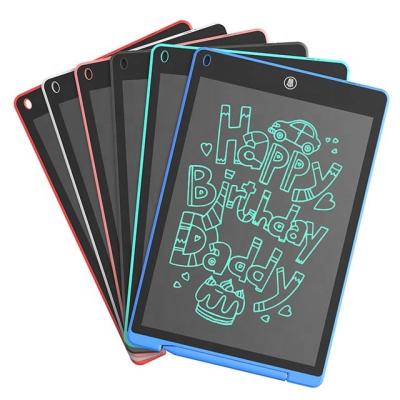 China Ultra Thin Erasable Erasable Memo Pad 12 Inch Electronic LCD Writing Tablet Graphic Designing Notebooks Memo Pads With Screen Lock for sale