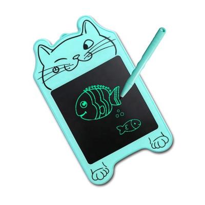 China Digital Portable Customized Radio Maneki Neko Cute Kitty Cat 4.8 Inch Child Doodle Pad 3D Electronic Drawing Board LCD Writing Tablet for sale