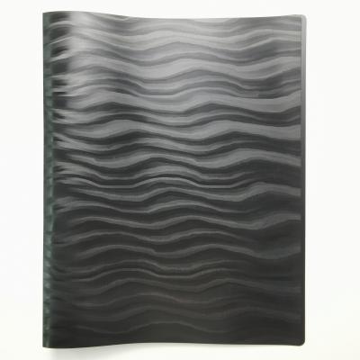 China Eco-friendly Pockets PP Folder Holder 20 Document A4 Clear Solid Color Screen Book for sale