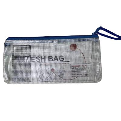 China High Cost Effective Use ECO-FRIENDLY Office Material Low Price PVC With Zipper Mesh Bags for sale