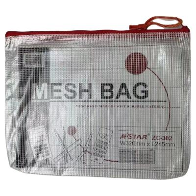 China ECO-FRIENDLY Manufacturer Supply News Made to Order Portable Wholesale Mesh Zipper Bags for sale