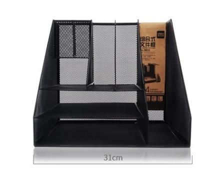 China High Quality Custom Design Wire Drawer Desk File Organizer Metal Mesh Desk Organizer for sale