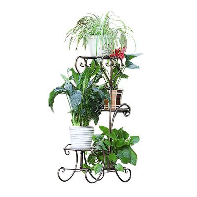 China Garden Decoration Minimalist Indoor Lightweight Metal Flower Display Iron Plant Stand Outdoor for sale