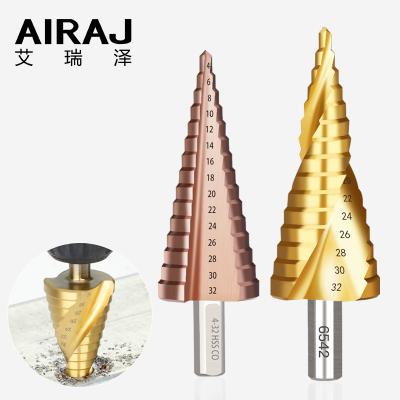 China Multifunctional Metal Boring Drill Stainless Steel Pagoda Cone Reamer Metal Hole Opener for sale