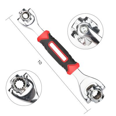 China Carbon Steel Exclusive Custom Design Socket Wrench 52 In 1 Tiger Wrench Universal Torque Handle Wrench for sale