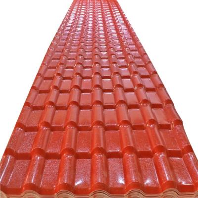 China RAL 1006 PPGI Corrugated Sheet 0.24mm Colour Coated Corrugated Sheets Red for sale