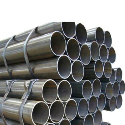 China Round Welded Steel Pipes Black Painted Boiler Pipe Non Oiled for sale